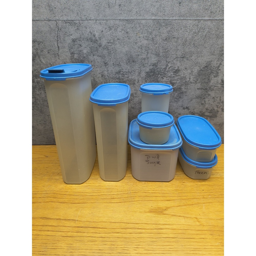 Tupperware Modular Mate Oval Container w/Lid 1615/1614/1605/1792/1611/1606 Lot 7